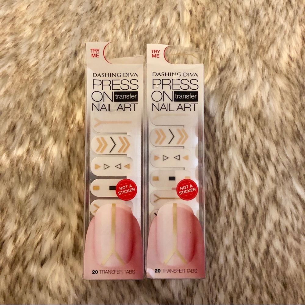 Dashing Diva Press On Transfer Nail Art